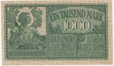 Germany (Kowno/Kaunas)  Besetzung - Darlehnskasse Ost, Kowno (Kaunas) 1000 Mark 1918 - Selten aUNC