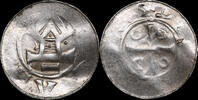 Goslar Denar Otto III. & Adelheid 983-1002 -