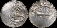 Goslar Denar Otto III. & Adelheid 983-1002 -