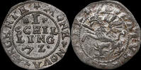 Poland / Livonia Schilling Jan Hieronim Chodkiewicz (1572–1573), Dahlen, kreuzen -