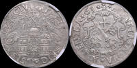 Poland / Free City Riga 1/2 Mark Freie Stadt Riga (1561-1581) – NGC MS61 -