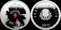 Estonia 2017 Estland 8 Euro 2017 - Hansestadt Tallinn Proof 75,00 EUR  zzgl. 5,00 EUR Versand