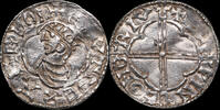 England / Bruton Penny Cnut (1016-1035) Quatrefoil-Typ, Ælfwine, Selten! -