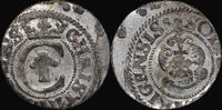 Livonia / Riga Solidus Schwedische Besetzung, Kristina (1632-1654) -