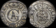Livonia / Riga Solidus Schwedische Besetzung, Riga Solidus - Gustav II. Adolf (1611-1632) -