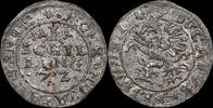 Poland / Livonia Schilling Jan Hieronim Chodkiewicz (1572–1573), Dahlen, dreiblatt -