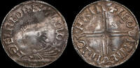England / Lincoln Penny Aethelred II (978-1016) Langkreuz-Typ, Leofwine -