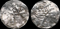 Erzbistum Mainz Obol / Hälbling Otto III (983-1002) - Selten! -