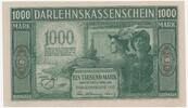 Germany (Kowno/Kaunas) 1000 mark Besetzung - Darlehnskasse Ost, Kowno (Kaunas) 1000 Mark 1918 - Selten -