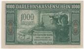 Germany (Kowno/Kaunas) 1000 mark Besetzung - Darlehnskasse Ost, Kowno (Kaunas) 1000 Mark 1918 - Selten -