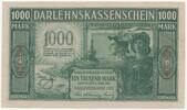 Germany (Kowno/Kaunas) 1000 mark Besetzung - Darlehnskasse Ost, Kowno (Kaunas) 1000 Mark 1918 - Selten -