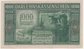 Germany (Kowno/Kaunas) 1000 mark Besetzung - Darlehnskasse Ost, Kowno (Kaunas) 1000 Mark 1918 - Selten -
