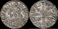 England / London Penny Aethelred II (978-1016) Helmtyp, Wulfwine -