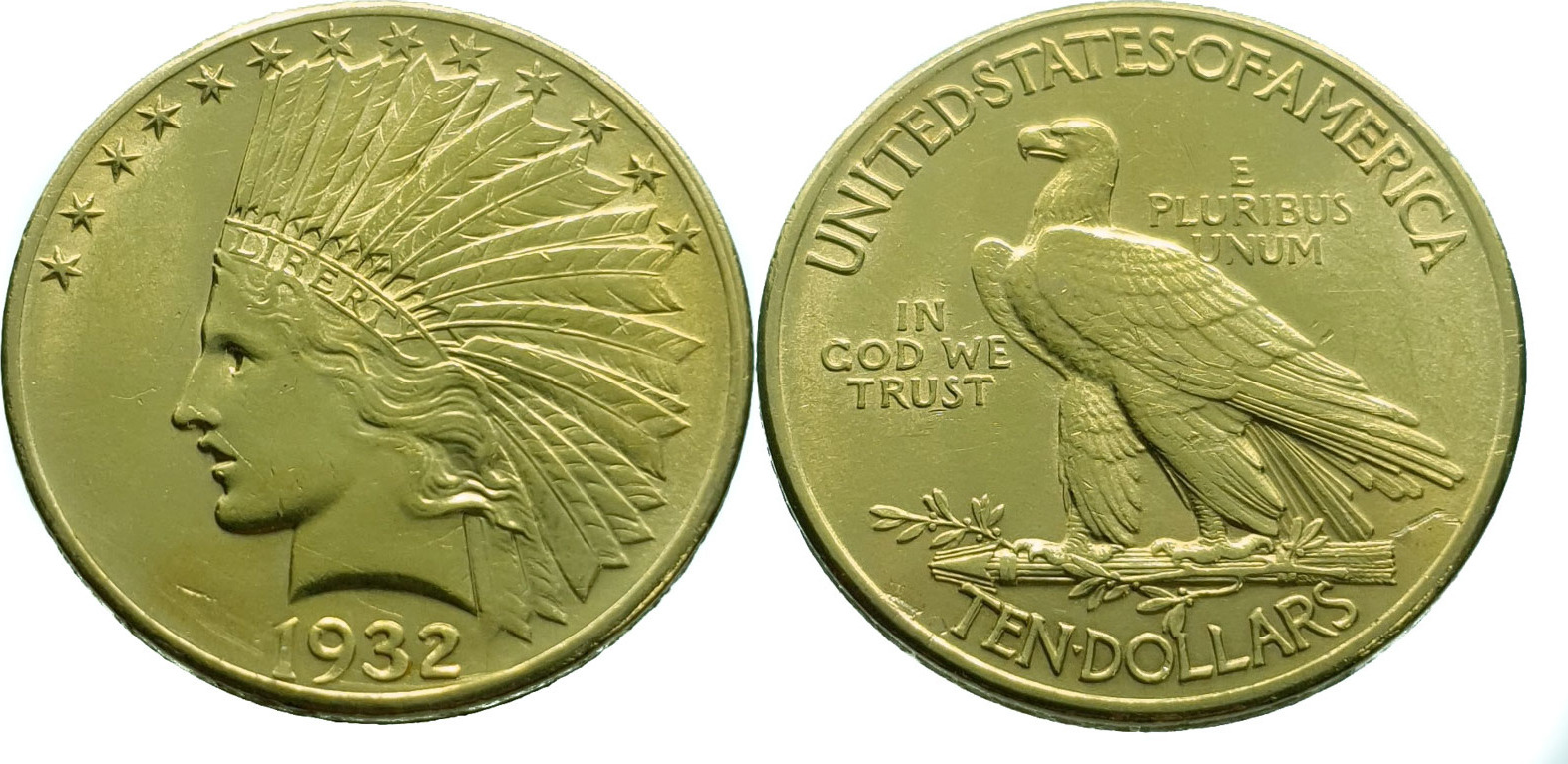 USA 10 Dollars 1932 Indian Head Gold Vz MA Shops usa-10-dollars-1932-indian-head-gold-vz-ma-shops