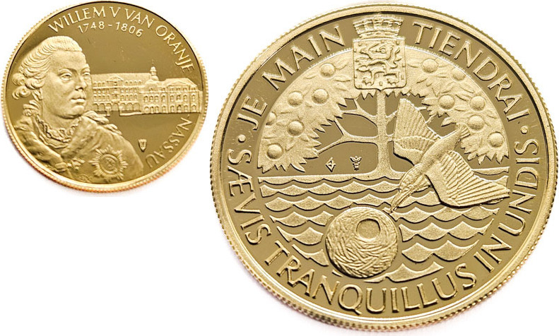 Nederland Medal Willem V van Oranje-Nassau - Gold PP | MA-Shops