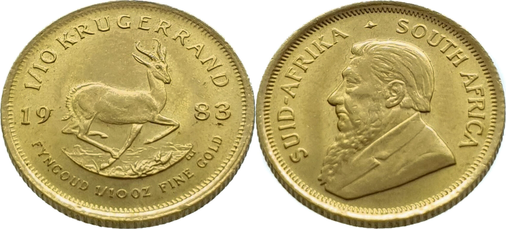South Africa 1 10 Krugerrand 1983 Gold Unz unzirculated MA Shops south-africa-1-10-krugerrand-1983-gold-unz-unzirculated-ma-shops