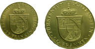 Liechtenstein 25 + 50 Franken 1956 Franz Josef II - Gold coinset unz (unzirculated)