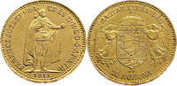 Hungary 10 Korona 1911 Franz Joseph I - Gold EF / FDC