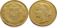 Switzerland 20 Francs Helvetica - Gold -