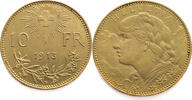 Switzerland 10 Francs Helvetia - Gold -