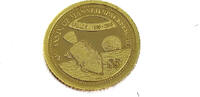 Fiji 5 Dollars Spacelight - Gold -
