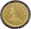 Liberia 12 Dollars Denmark - Gold -