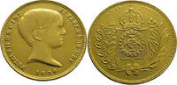 Brazil 10000 Reis 1836 Pedro II - Gold vz