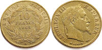 France 10 Francs Napoleon III - Gold -