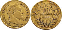 France 10 Francs Napoleon III - Gold -
