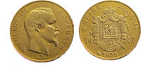 France 50 Francs 1859-BB Extremely Fine+ 2350,00 EUR  zzgl. 9,95 EUR Versand
