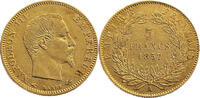 France 5 Francs 1857-A Extremely Fine 320,00 EUR  zzgl. 9,95 EUR Versand
