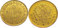 Finland 10 Markkaa 1881 unz (unzirculated) 775,00 EUR  zzgl. 9,95 EUR Versand