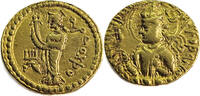 India, Kushan Empire AV Dinara 158 - 195 VF / Extremely Fine 1450,00 EUR  zzgl. 9,95 EUR Versand
