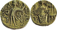India, Kushan Empire AV Dinara 350-350 Extremely Fine 1350,00 EUR  zzgl. 9,95 EUR Versand