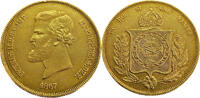 Brazil 20000 Reis Pedro II - Gold -