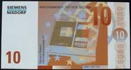 Deutschland 10 Euro Siemens Nixdorf / Musterbanknote -