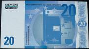 Deutschland 20 Euro Siemens Nixdorf / Musterbanknote -