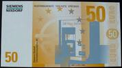 Deutschland 50 Euro Siemens Nixdorf / Musterbanknote -