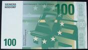 Deutschland 100 Euro Siemens Nixdorf / Musterbanknote -