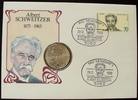 BRD 5 DM S.142 / 625er Silber, 11,2g / 100. Geburtstag von Albert Schweitzer