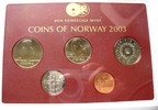 Norwegen 36,50 Kronen KMS 2003 im Original-Hartplastik-Etui