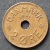Färöer 2 Öre S.36.2 / Bro / Gekröntes Monogramm aus CX - Wertangabe, Jahreszahl