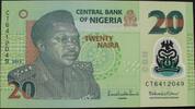 Nigeria 20 Naira P.34 i / Polymer -