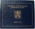 Vatikan KMS 2014 / Original-Folder ohne Münzen ! -