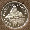 Falkland-Inseln 10 Pence S.5 / K-N / Elizabeth II. - Zwei Mähnenrobben -