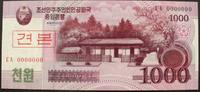 Korea Nord 1.000 Won P. 64 s / Specimen -