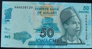 Malawi 50 Kwacha 1.1.2012 P. 58 a / Serie AB kfr 3,10 EUR  zzgl. 1,50 EUR Versand