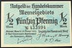 Memelgebiet 1/2 Mark Ros. 846 a -