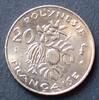 Französisch Polynesien 20 Francs S.16 a / K-N / Kopfbild der Marianne - Brotfrucht, Vanilleschoten -