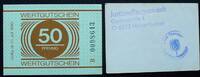 DDR - Gefängnisgeld 50 Pfennig MDI-37 / Wertgutschein / Serie B -